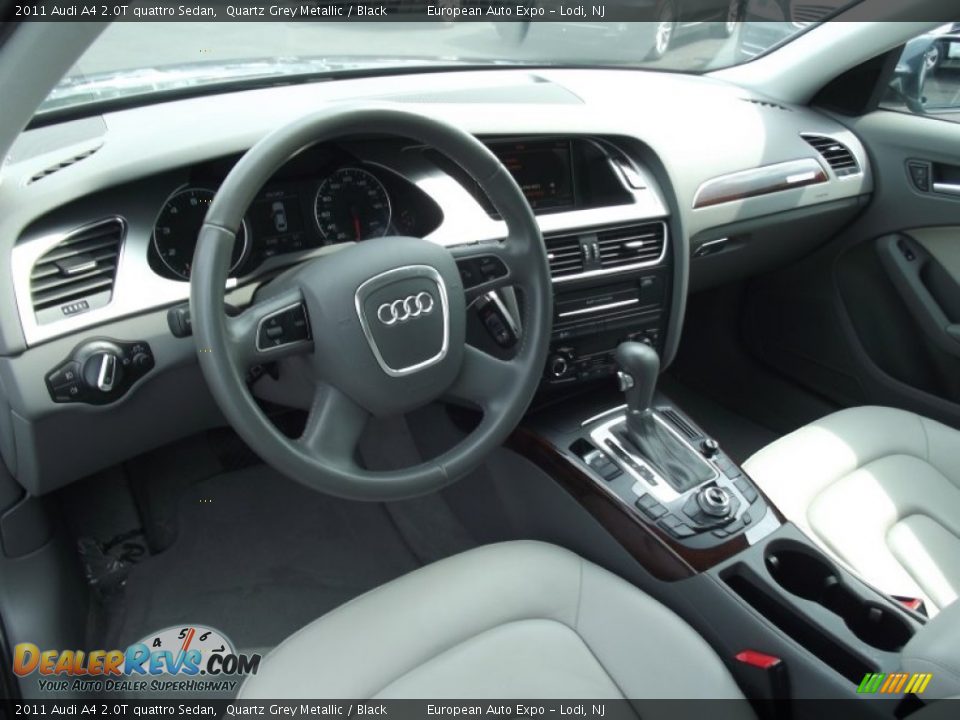 2011 Audi A4 2.0T quattro Sedan Quartz Grey Metallic / Black Photo #8