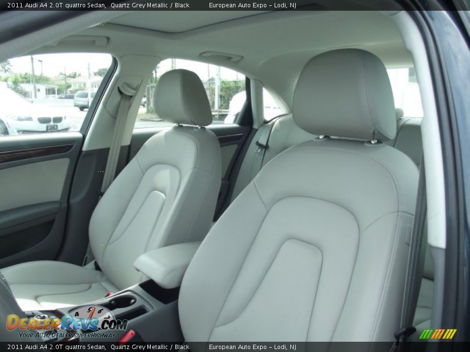 2011 Audi A4 2.0T quattro Sedan Quartz Grey Metallic / Black Photo #9