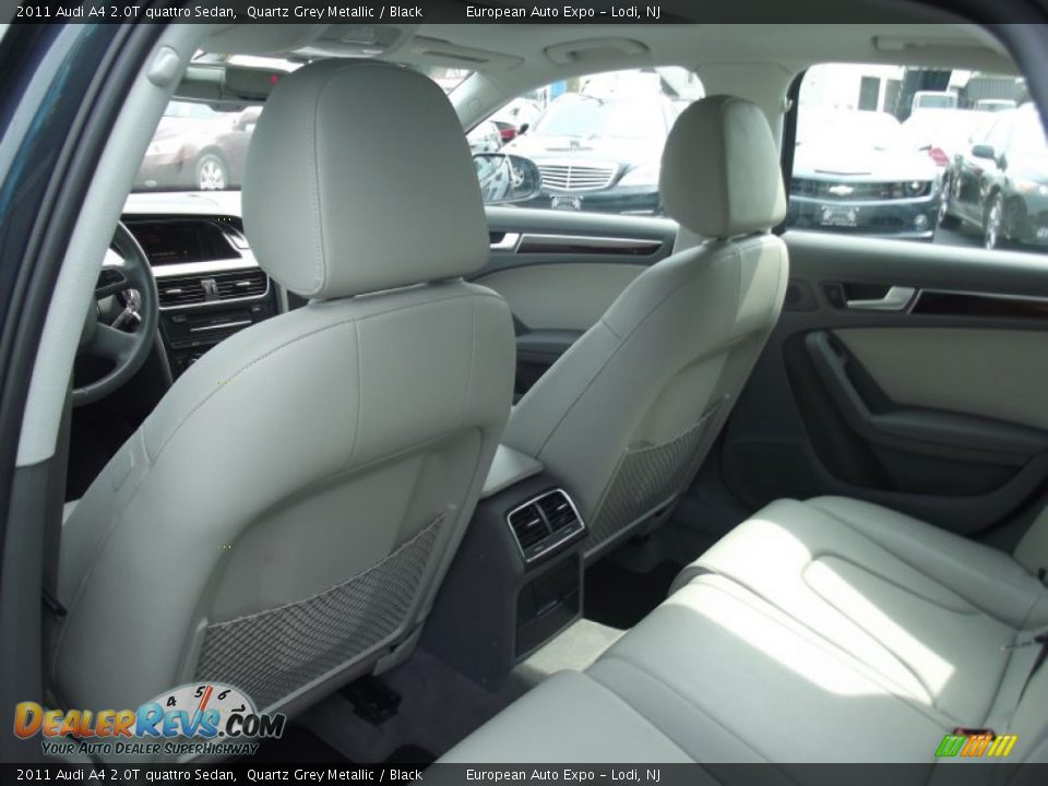 2011 Audi A4 2.0T quattro Sedan Quartz Grey Metallic / Black Photo #10