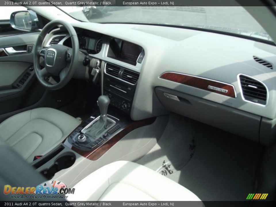 2011 Audi A4 2.0T quattro Sedan Quartz Grey Metallic / Black Photo #14