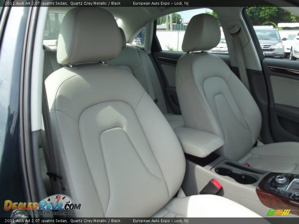 2011 Audi A4 2.0T quattro Sedan Quartz Grey Metallic / Black Photo #15