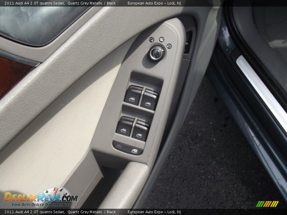 2011 Audi A4 2.0T quattro Sedan Quartz Grey Metallic / Black Photo #19