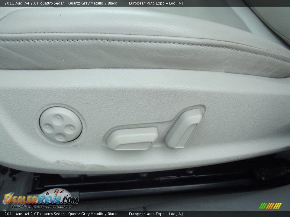 2011 Audi A4 2.0T quattro Sedan Quartz Grey Metallic / Black Photo #21