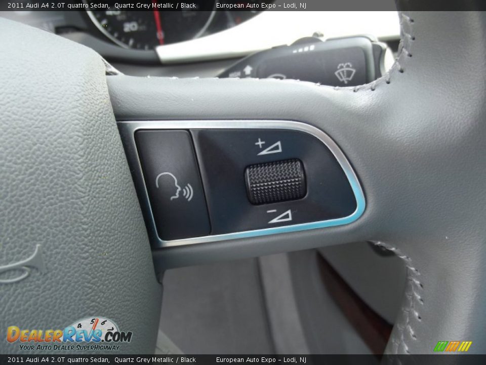 2011 Audi A4 2.0T quattro Sedan Quartz Grey Metallic / Black Photo #24