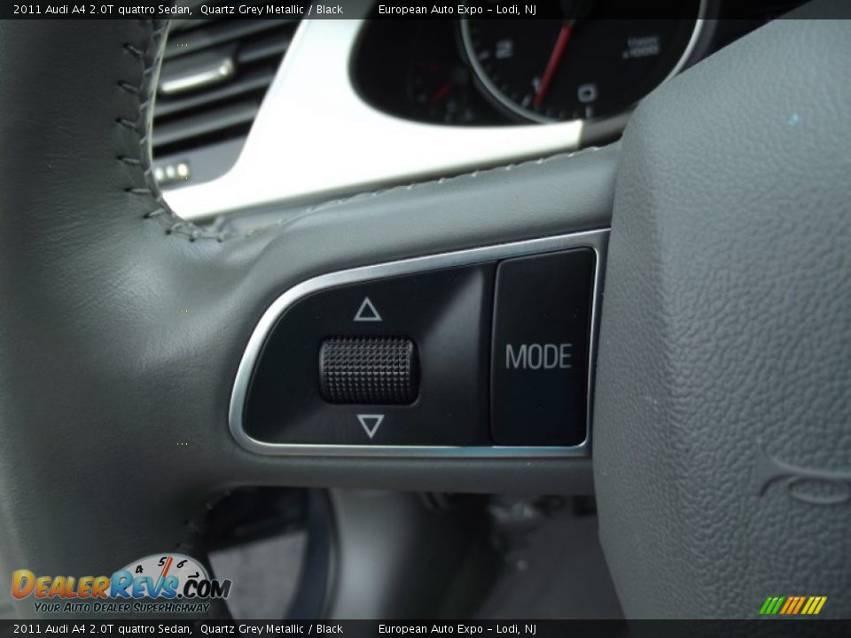2011 Audi A4 2.0T quattro Sedan Quartz Grey Metallic / Black Photo #25