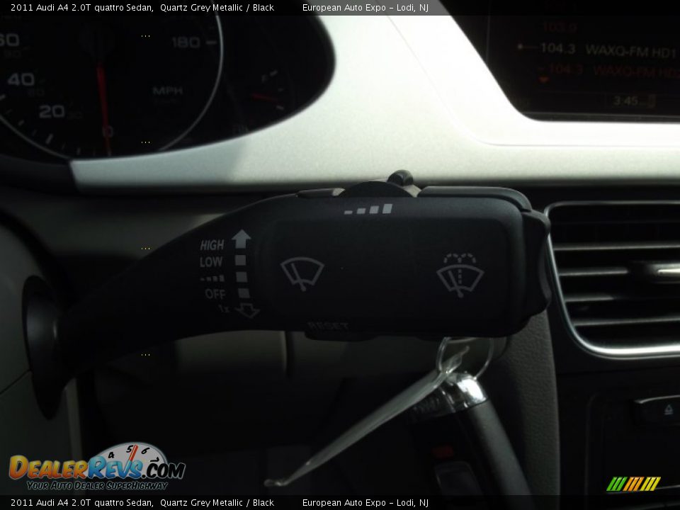 2011 Audi A4 2.0T quattro Sedan Quartz Grey Metallic / Black Photo #26