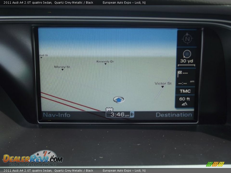 2011 Audi A4 2.0T quattro Sedan Quartz Grey Metallic / Black Photo #29