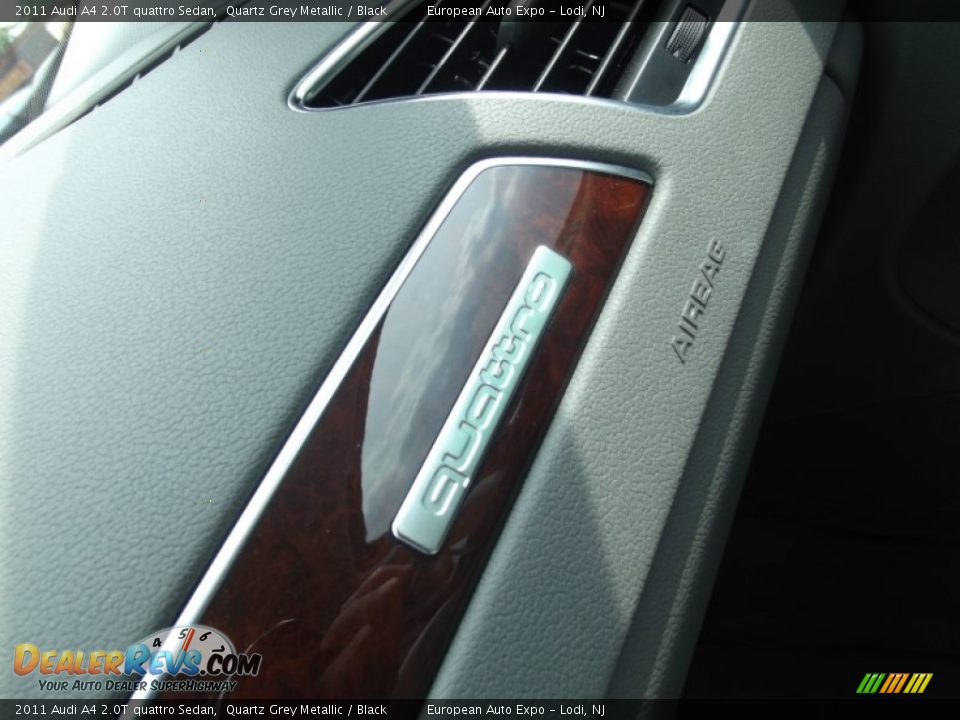 2011 Audi A4 2.0T quattro Sedan Quartz Grey Metallic / Black Photo #33