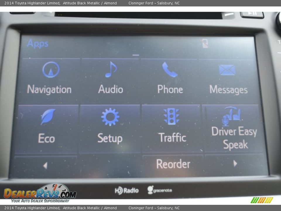 Controls of 2014 Toyota Highlander Limited Photo #18