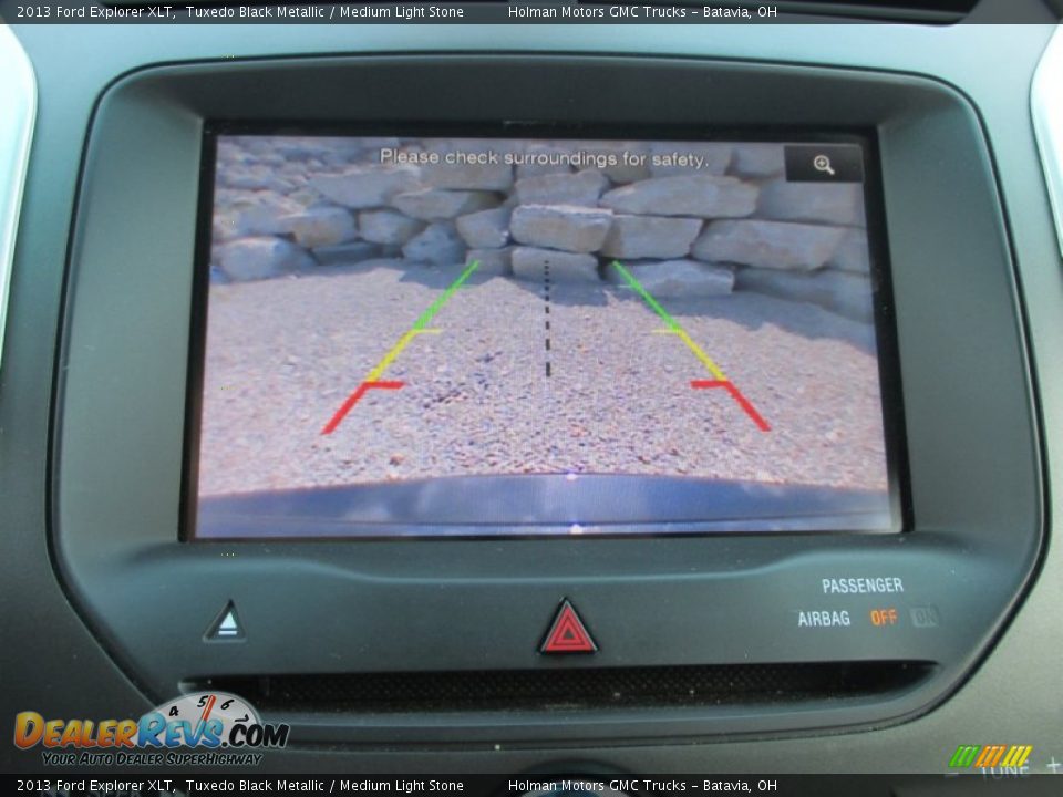 2013 Ford Explorer XLT Tuxedo Black Metallic / Medium Light Stone Photo #11