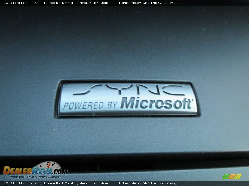2013 Ford Explorer XLT Tuxedo Black Metallic / Medium Light Stone Photo #13
