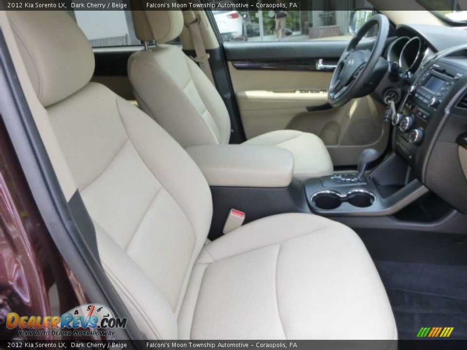 2012 Kia Sorento LX Dark Cherry / Beige Photo #10