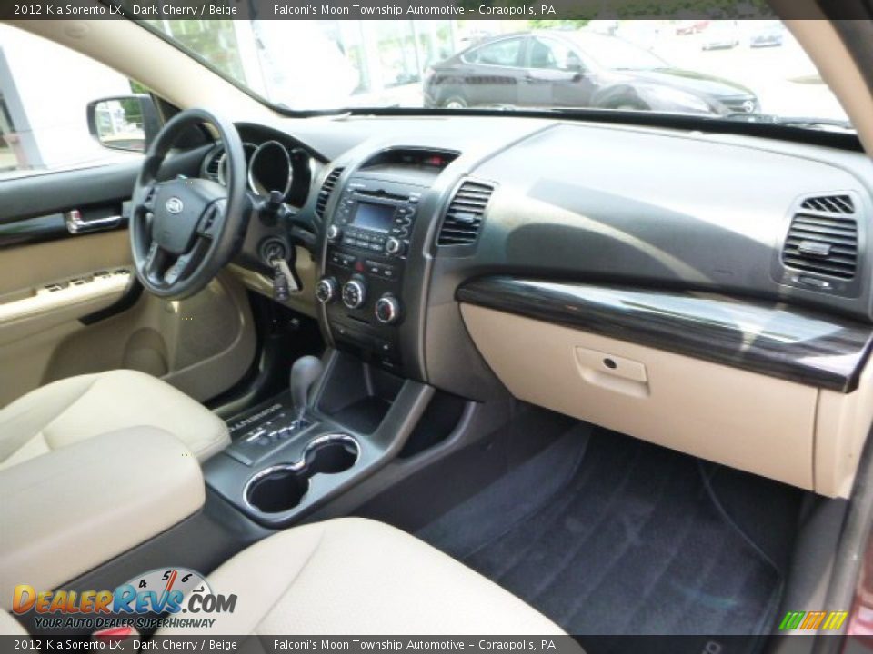 2012 Kia Sorento LX Dark Cherry / Beige Photo #11