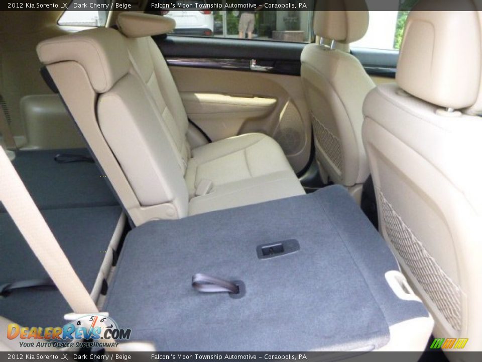 2012 Kia Sorento LX Dark Cherry / Beige Photo #14