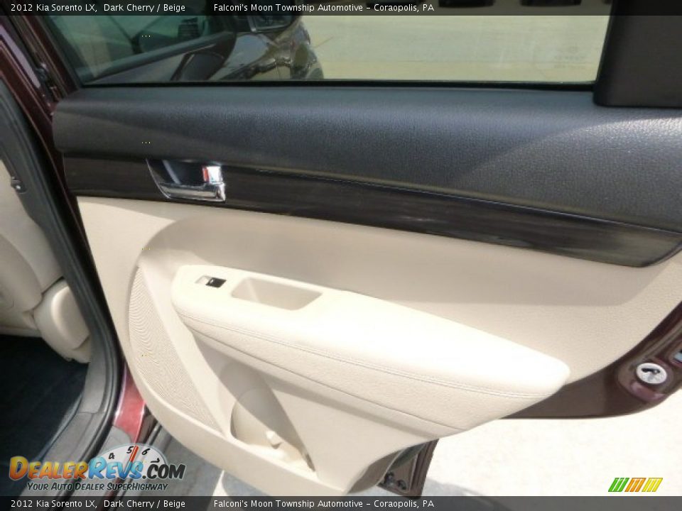 2012 Kia Sorento LX Dark Cherry / Beige Photo #15