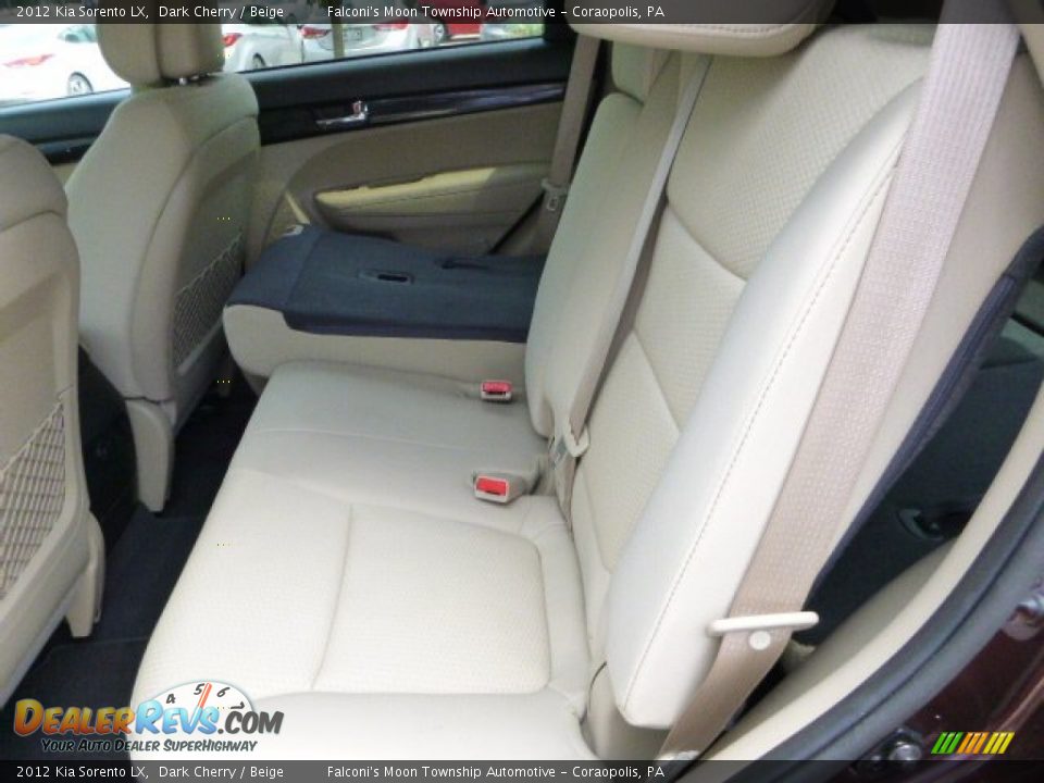 2012 Kia Sorento LX Dark Cherry / Beige Photo #17