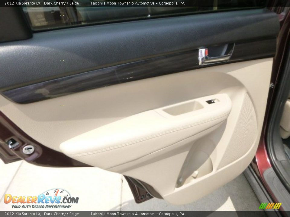2012 Kia Sorento LX Dark Cherry / Beige Photo #19