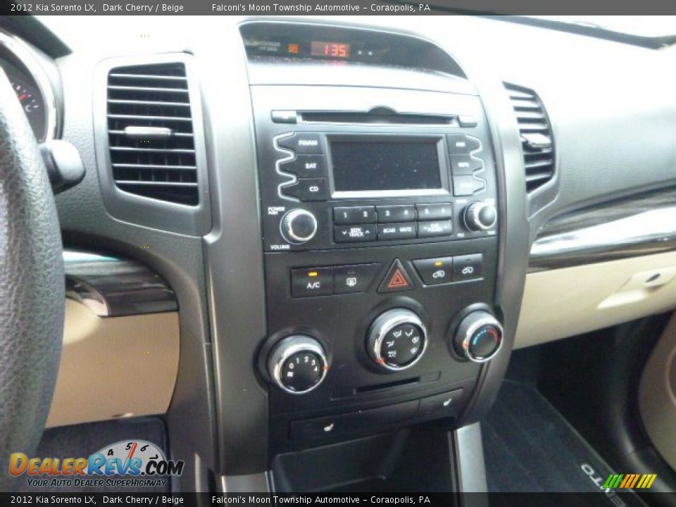 2012 Kia Sorento LX Dark Cherry / Beige Photo #23