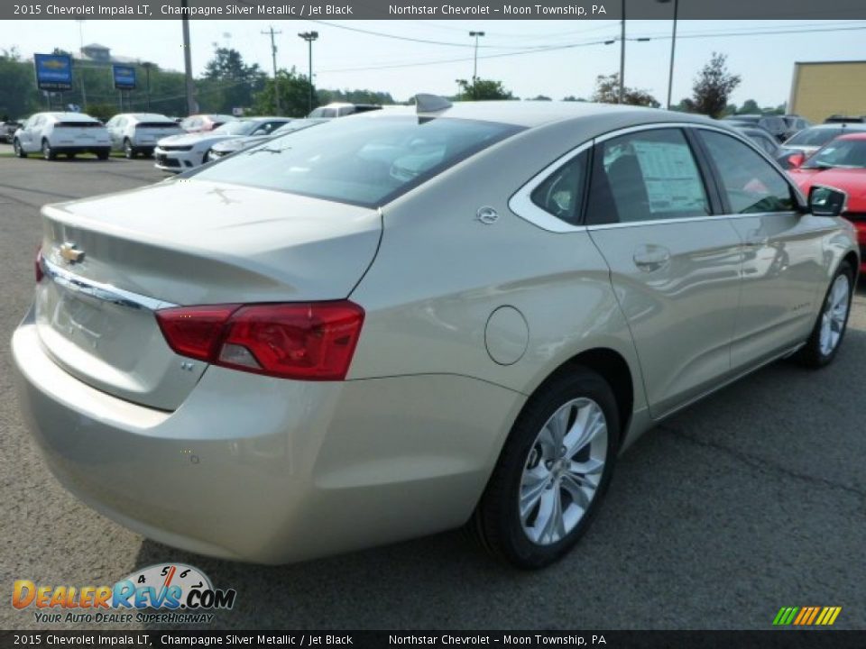 2015 Chevrolet Impala LT Champagne Silver Metallic / Jet Black Photo #5