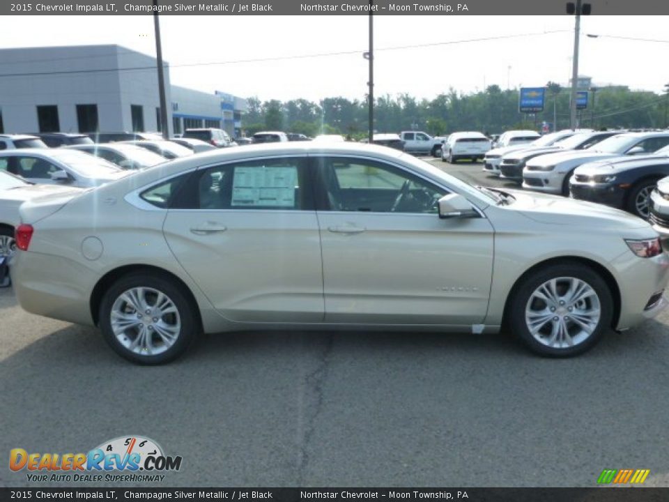 2015 Chevrolet Impala LT Champagne Silver Metallic / Jet Black Photo #6