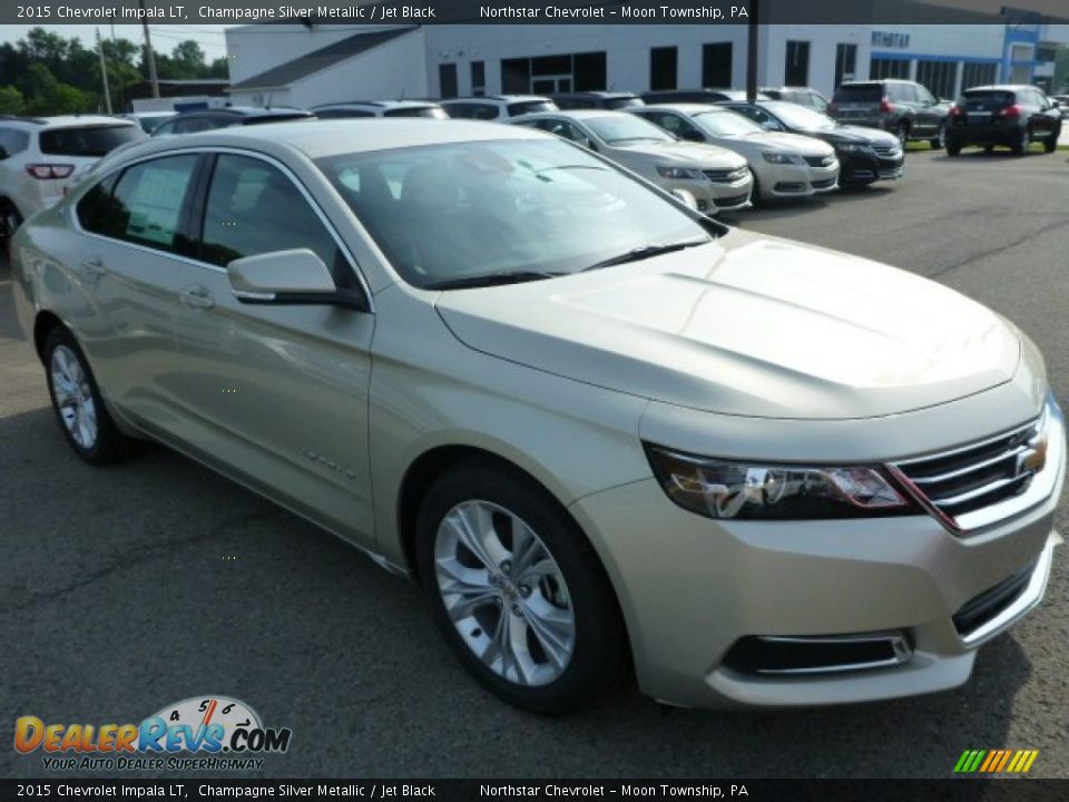 2015 Chevrolet Impala LT Champagne Silver Metallic / Jet Black Photo #7