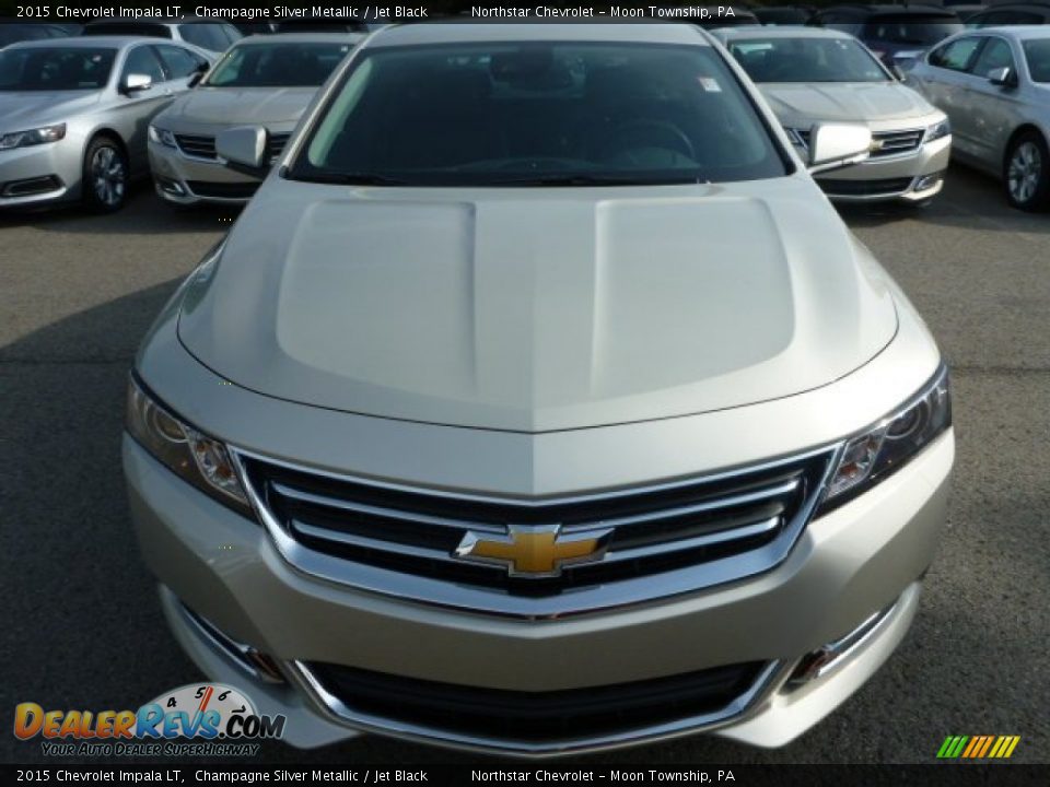 2015 Chevrolet Impala LT Champagne Silver Metallic / Jet Black Photo #8