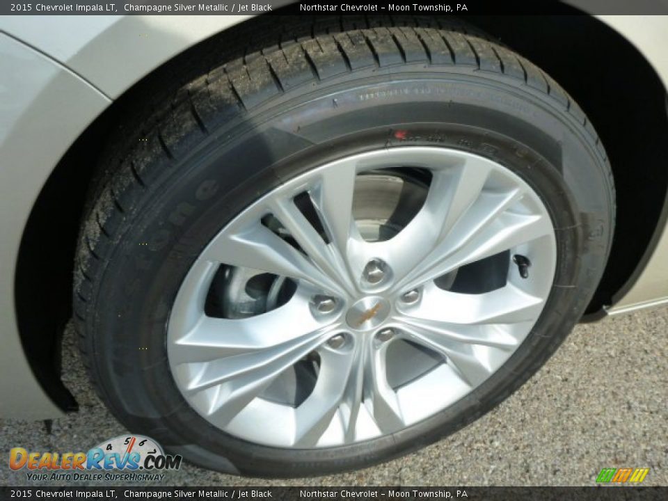 2015 Chevrolet Impala LT Champagne Silver Metallic / Jet Black Photo #9