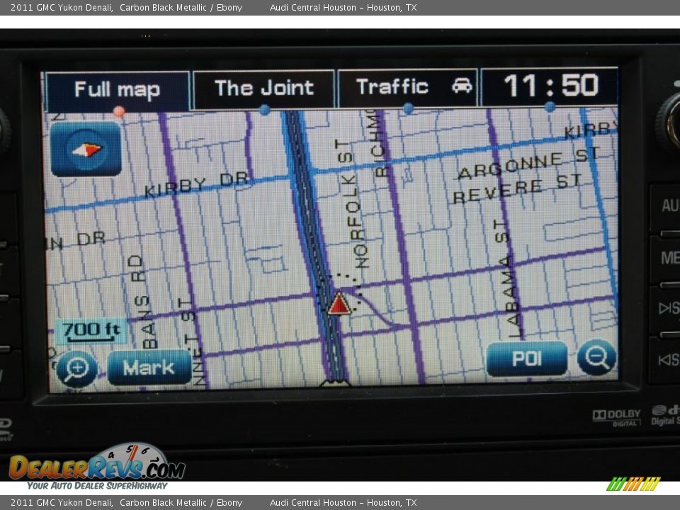 2011 GMC Yukon Denali Carbon Black Metallic / Ebony Photo #22