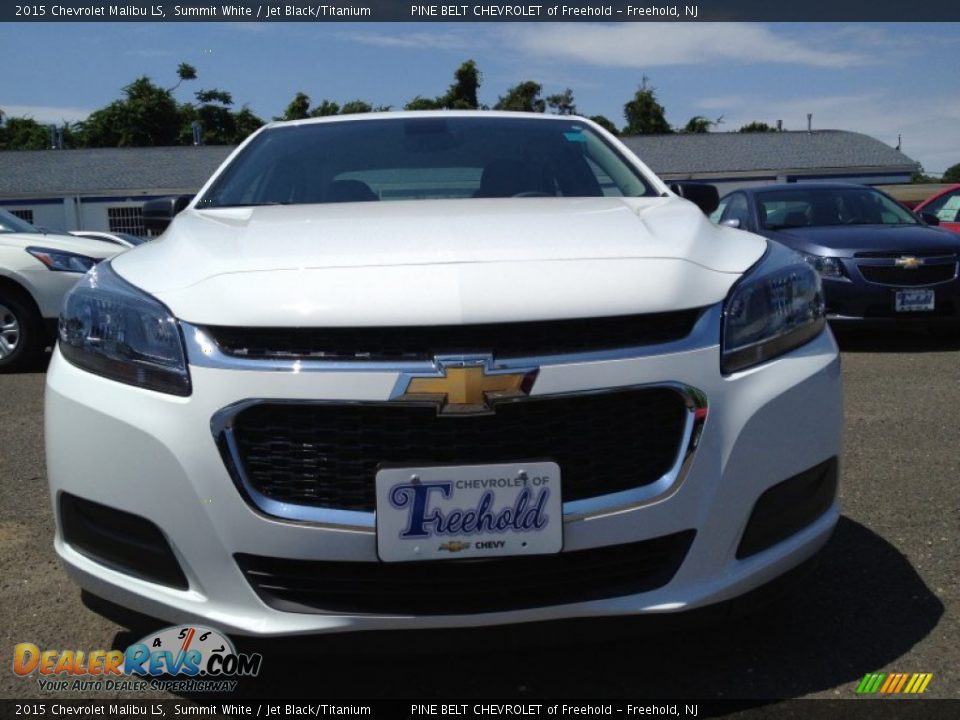 2015 Chevrolet Malibu LS Summit White / Jet Black/Titanium Photo #2