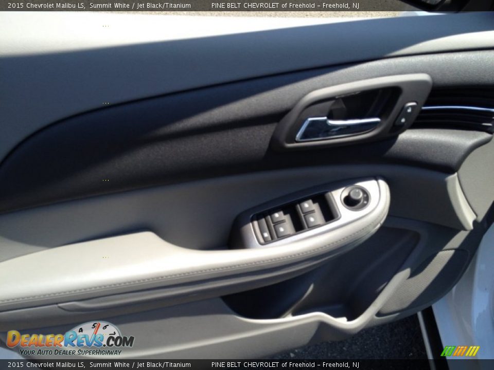 2015 Chevrolet Malibu LS Summit White / Jet Black/Titanium Photo #8