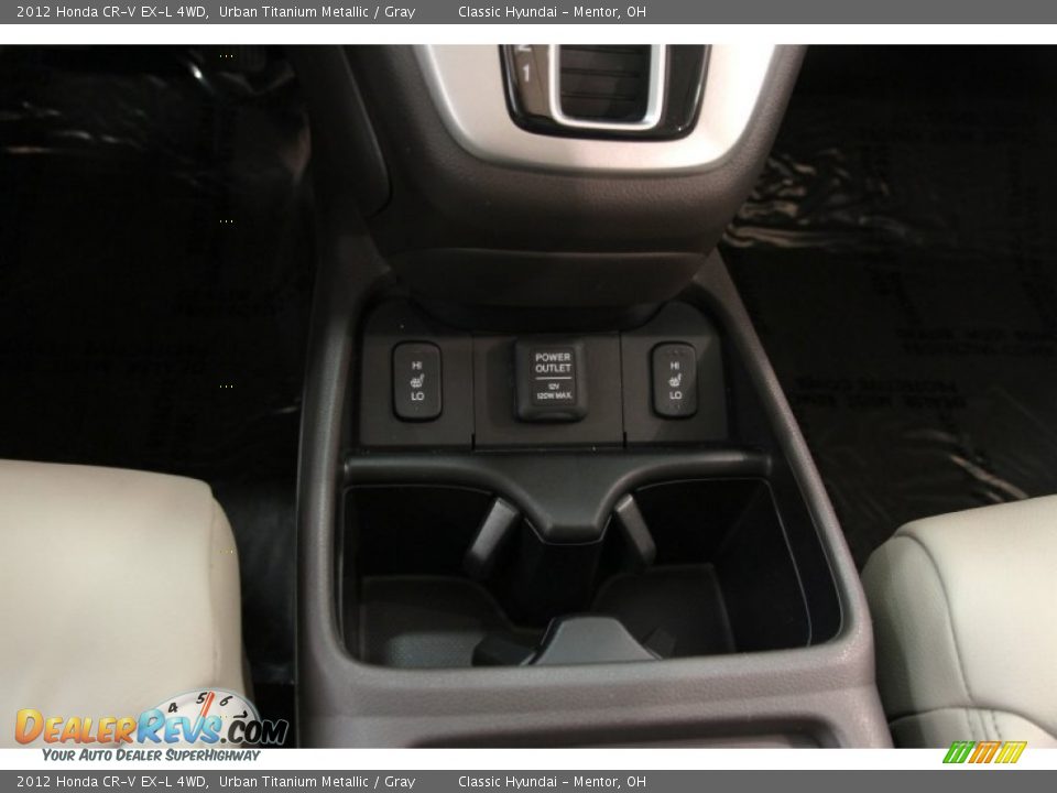 2012 Honda CR-V EX-L 4WD Urban Titanium Metallic / Gray Photo #8