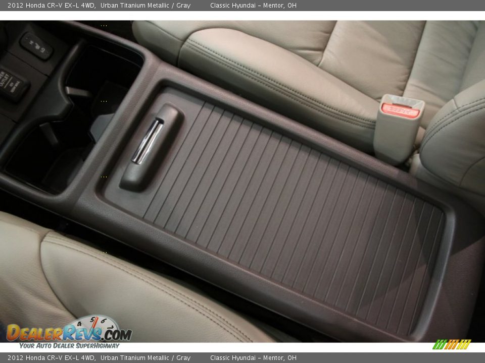 2012 Honda CR-V EX-L 4WD Urban Titanium Metallic / Gray Photo #9