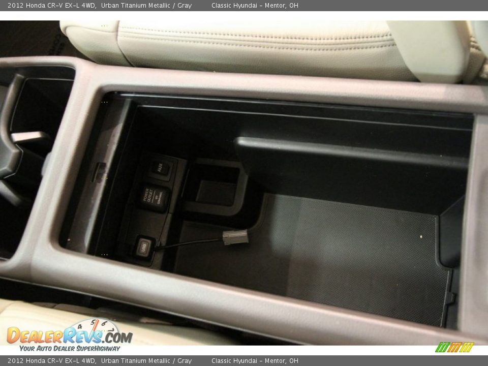 2012 Honda CR-V EX-L 4WD Urban Titanium Metallic / Gray Photo #10