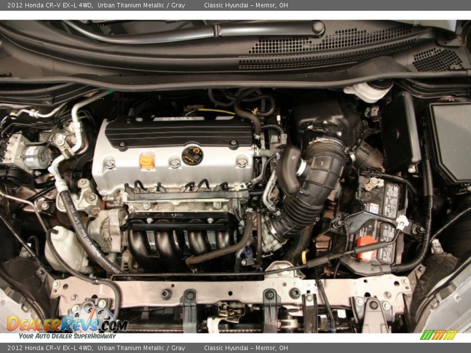 2012 Honda CR-V EX-L 4WD 2.4 Liter DOHC 16-Valve i-VTEC 4 Cylinder Engine Photo #13