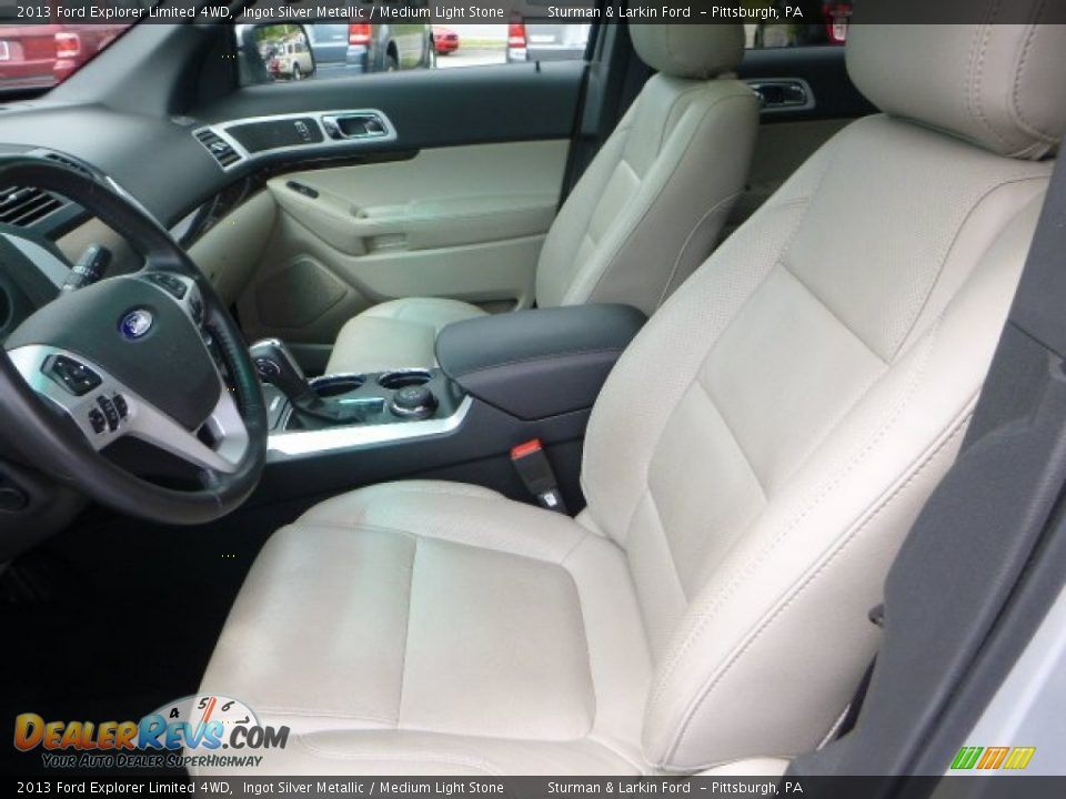 2013 Ford Explorer Limited 4WD Ingot Silver Metallic / Medium Light Stone Photo #8