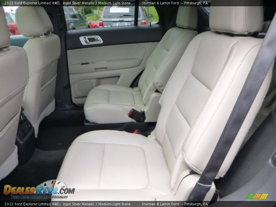 2013 Ford Explorer Limited 4WD Ingot Silver Metallic / Medium Light Stone Photo #9