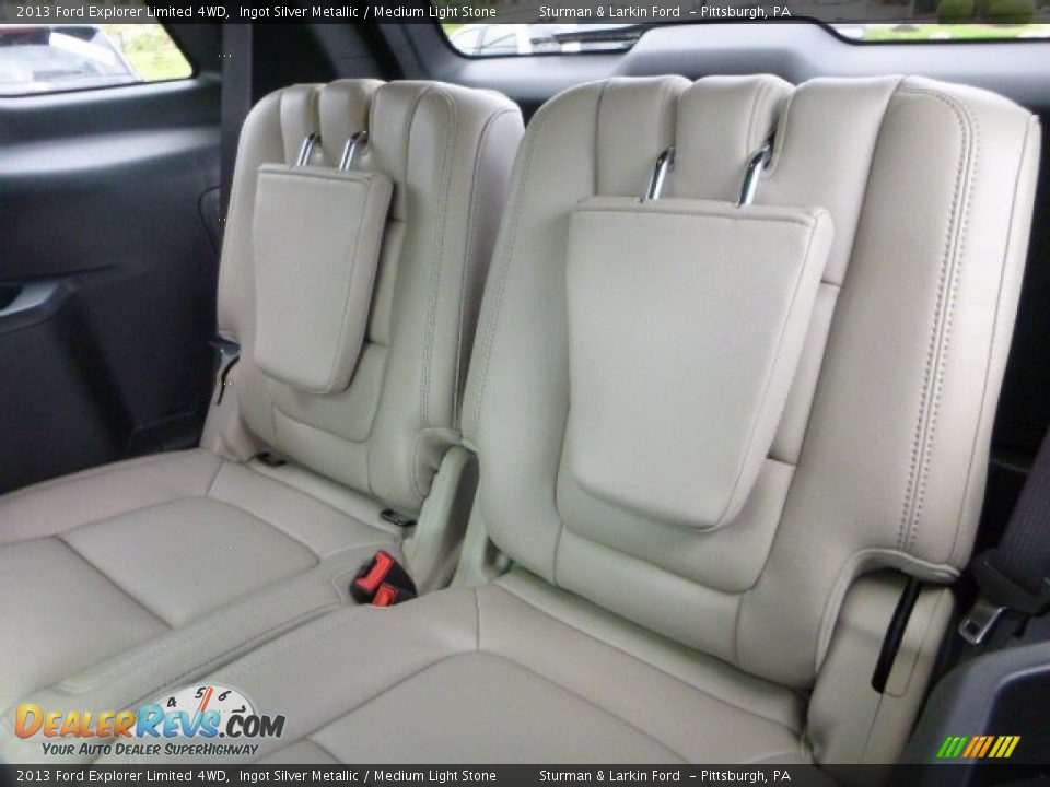 2013 Ford Explorer Limited 4WD Ingot Silver Metallic / Medium Light Stone Photo #10