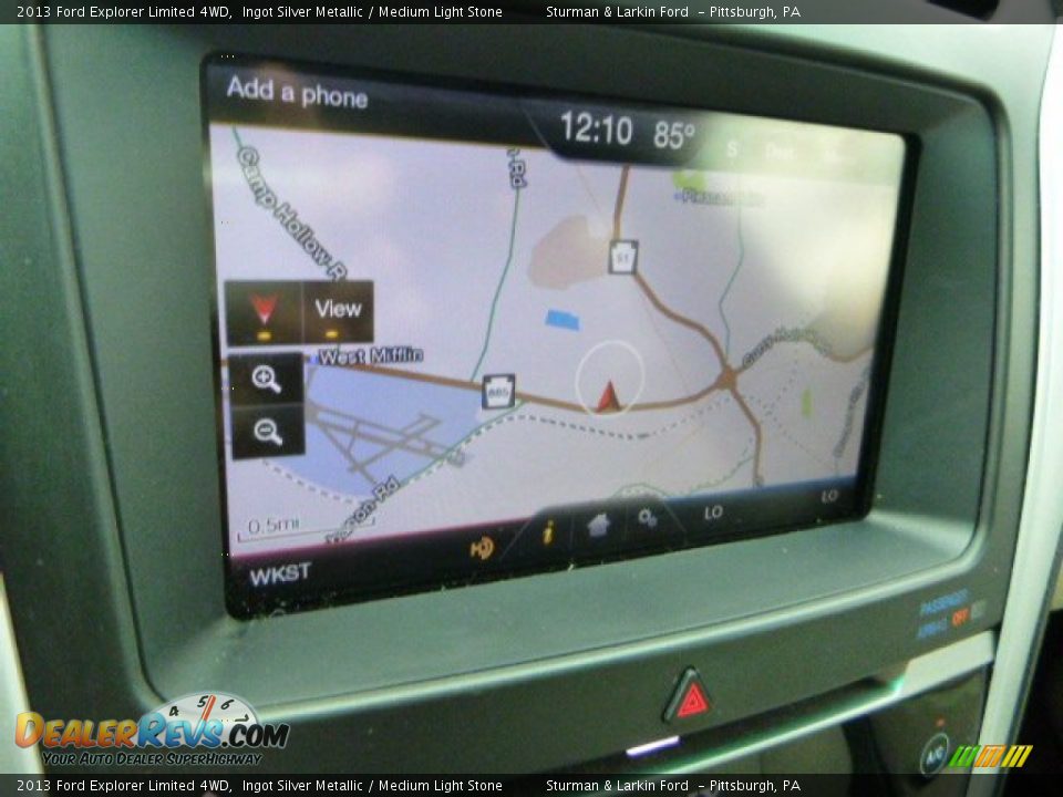 2013 Ford Explorer Limited 4WD Ingot Silver Metallic / Medium Light Stone Photo #16