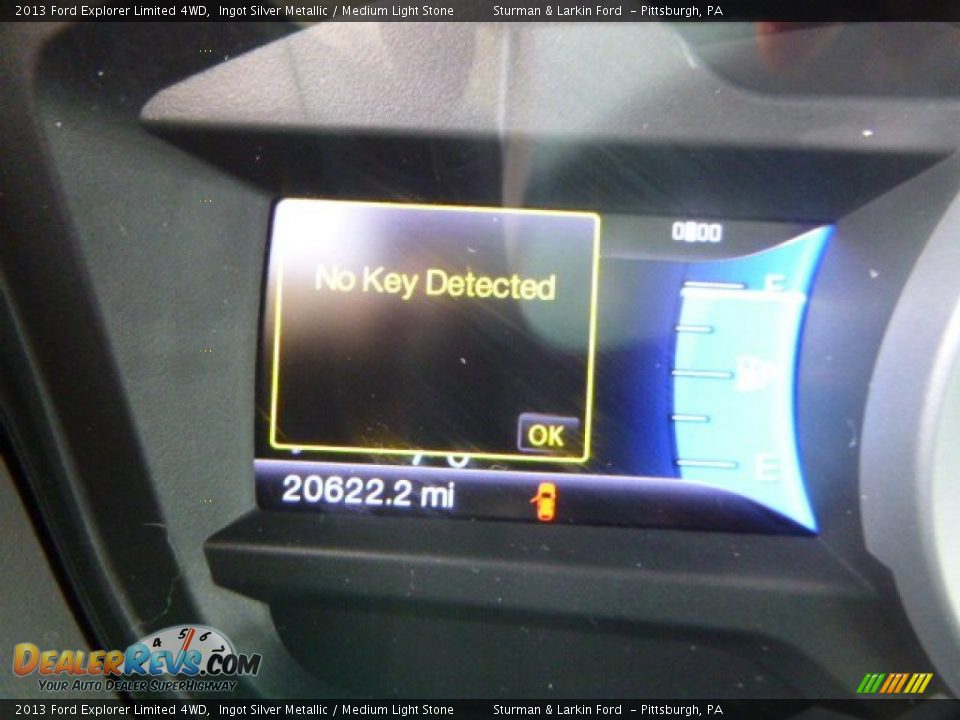 2013 Ford Explorer Limited 4WD Ingot Silver Metallic / Medium Light Stone Photo #19