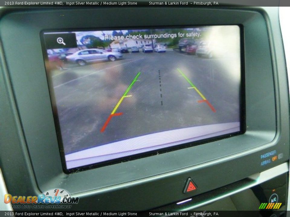 2013 Ford Explorer Limited 4WD Ingot Silver Metallic / Medium Light Stone Photo #20