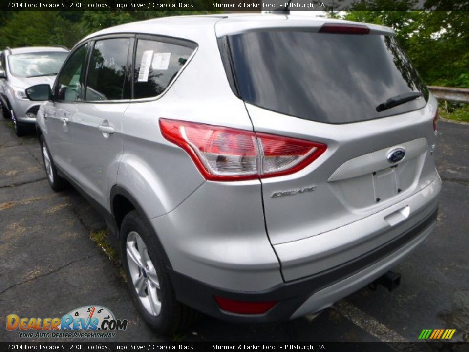 2014 Ford Escape SE 2.0L EcoBoost Ingot Silver / Charcoal Black Photo #4
