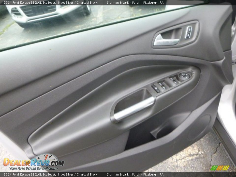 2014 Ford Escape SE 2.0L EcoBoost Ingot Silver / Charcoal Black Photo #11
