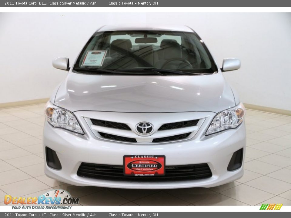 2011 Toyota Corolla LE Classic Silver Metallic / Ash Photo #2