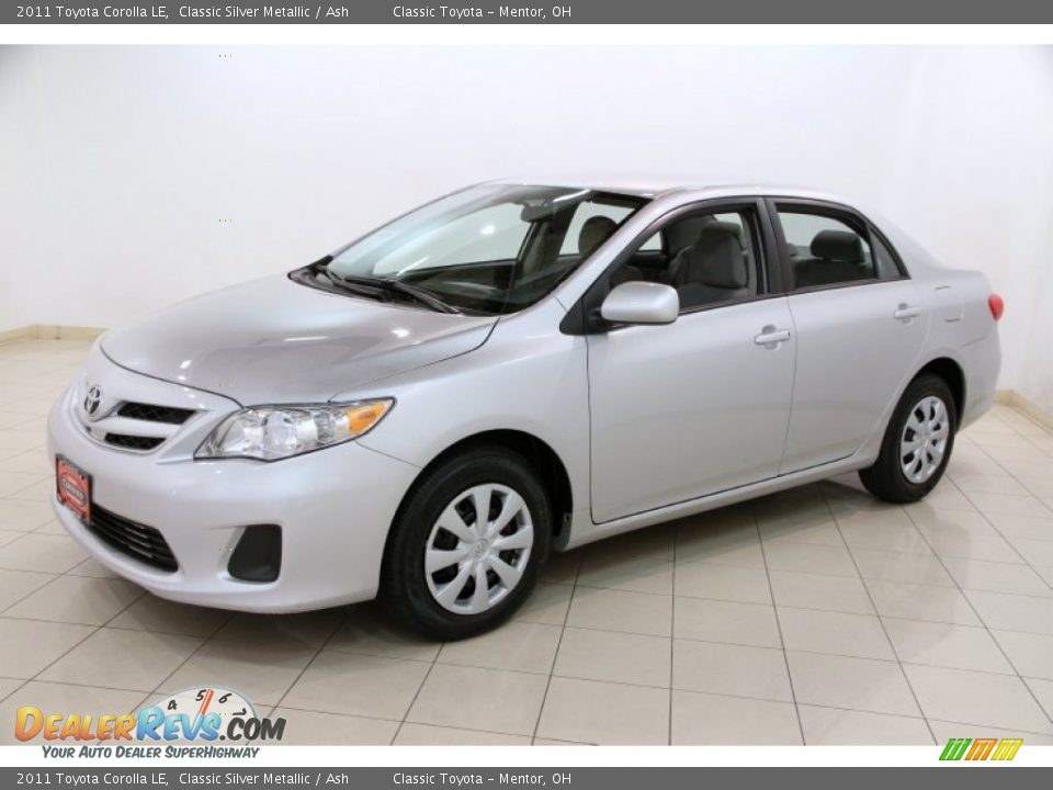 2011 Toyota Corolla LE Classic Silver Metallic / Ash Photo #3