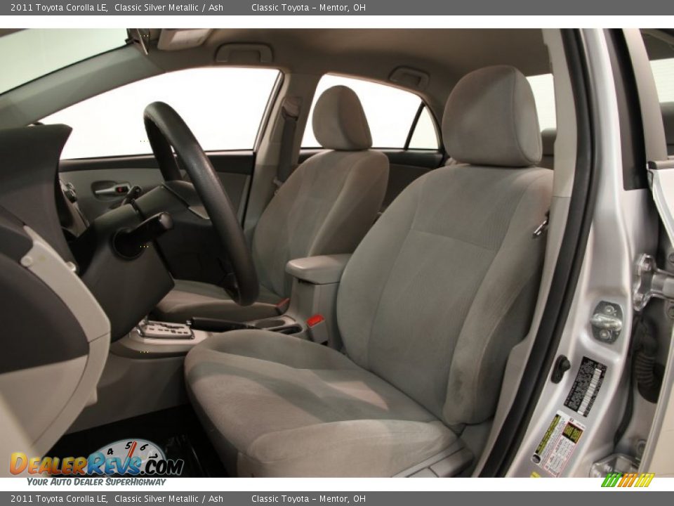 2011 Toyota Corolla LE Classic Silver Metallic / Ash Photo #6