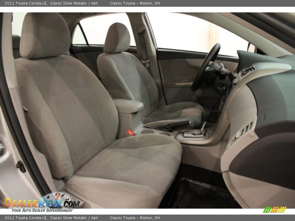 2011 Toyota Corolla LE Classic Silver Metallic / Ash Photo #13