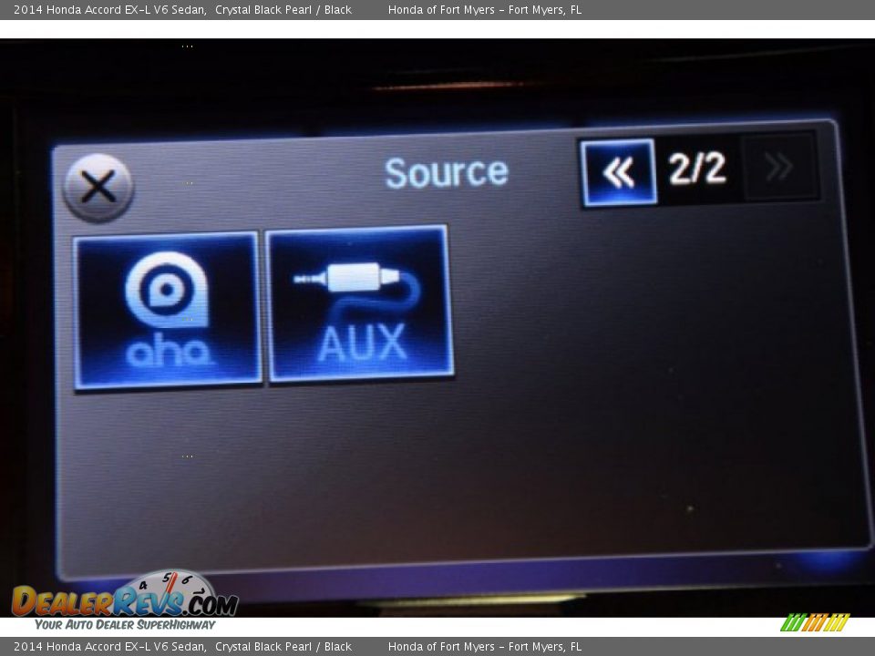 2014 Honda Accord EX-L V6 Sedan Crystal Black Pearl / Black Photo #18