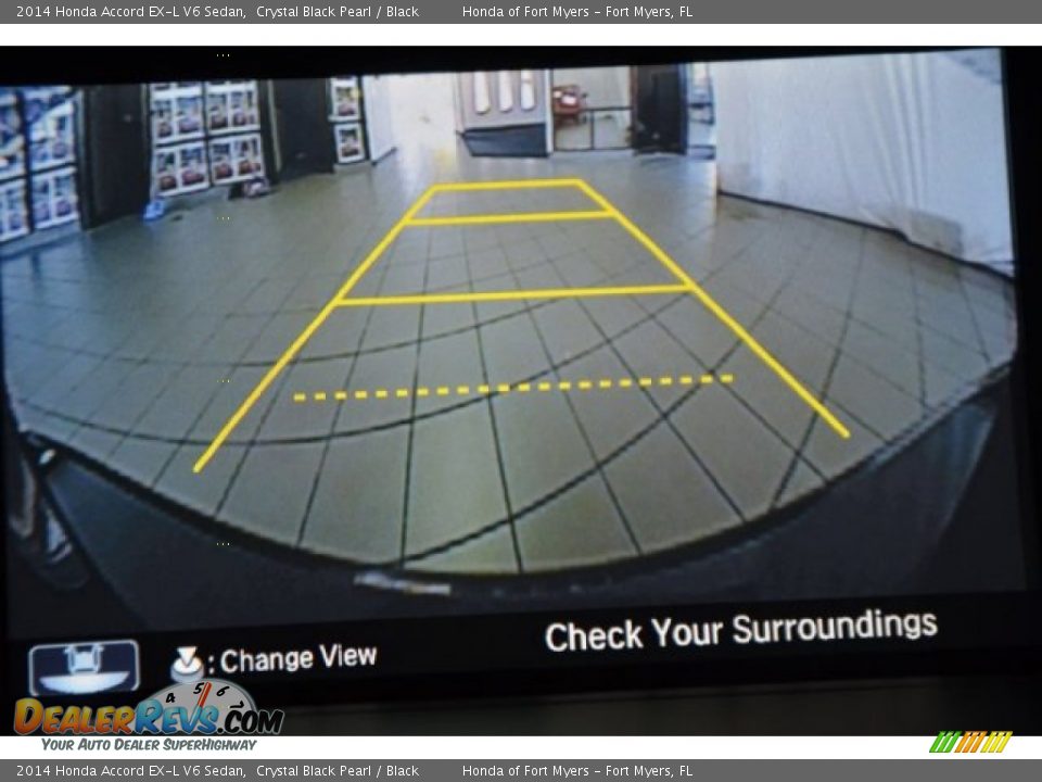 2014 Honda Accord EX-L V6 Sedan Crystal Black Pearl / Black Photo #19