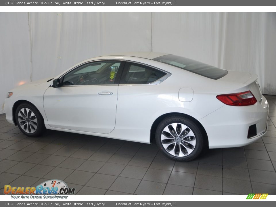 2014 Honda Accord LX-S Coupe White Orchid Pearl / Ivory Photo #4