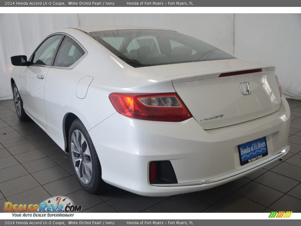 2014 Honda Accord LX-S Coupe White Orchid Pearl / Ivory Photo #5
